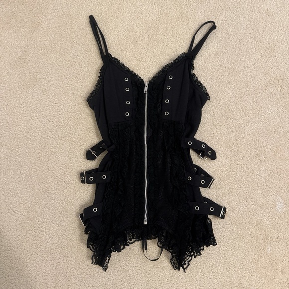 Lip Service Tops - y2k deadstock poison industries corset top
